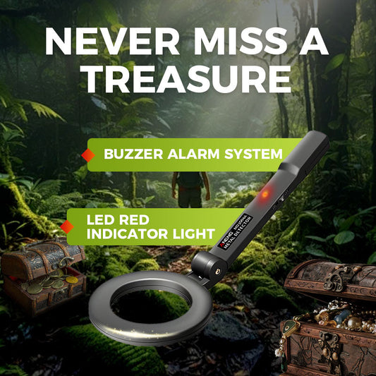 😍Path to wealth😍 High Sensitive Detection LED Flashing Alarm Metal Detector
