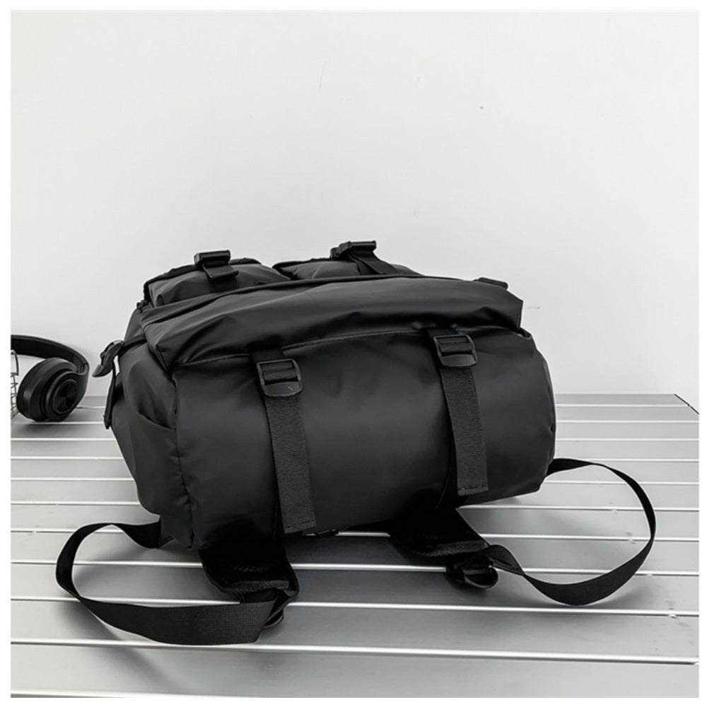 【Fashion Travel】Men's Youth Waterproof Workwear Large Capacity Leisure Travel Computer Bag Backpack