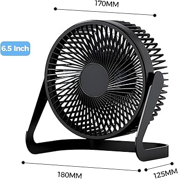 USB Portable Mini Fan,Desk Personal Electric Fan Table, 3 Speed Wind
