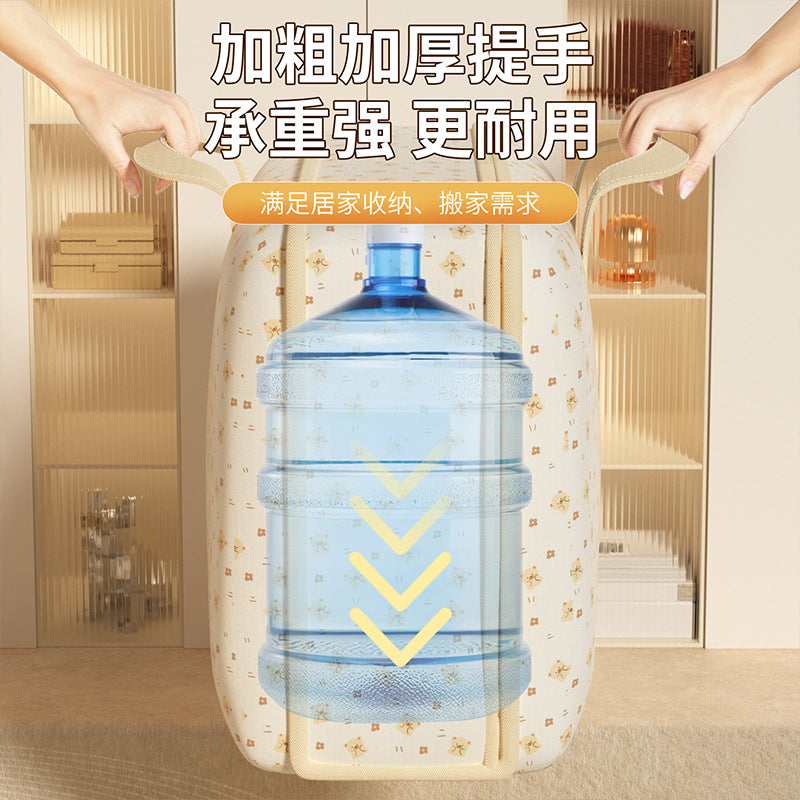 New Cartoon Moving Packing Bags, Large-capacity Fabric Quilt Storage Bags, Household Dust-proof and Moisture-proof Organizing Bags