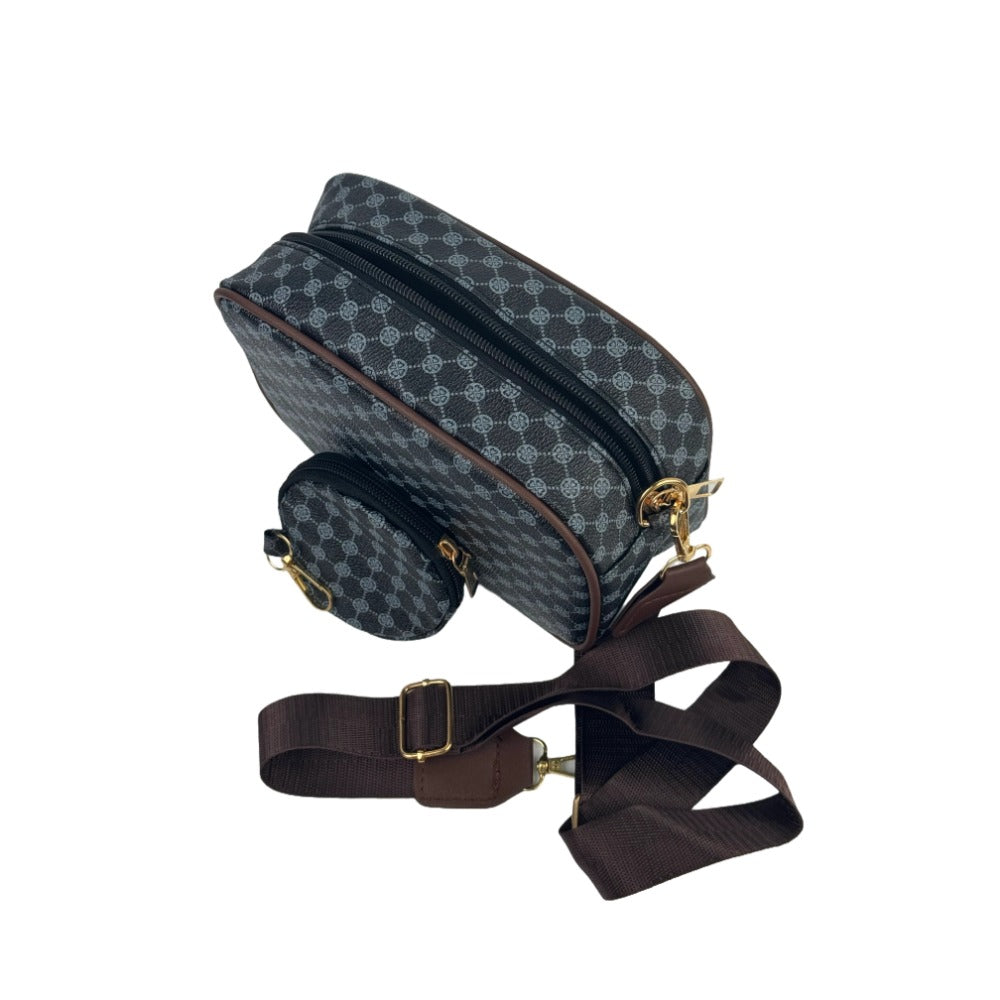 【Online Customer Service】 Brand Design Guccy Same Style Women's Simple Wide One-Shoulder Strap Crossbody Small Square Bag