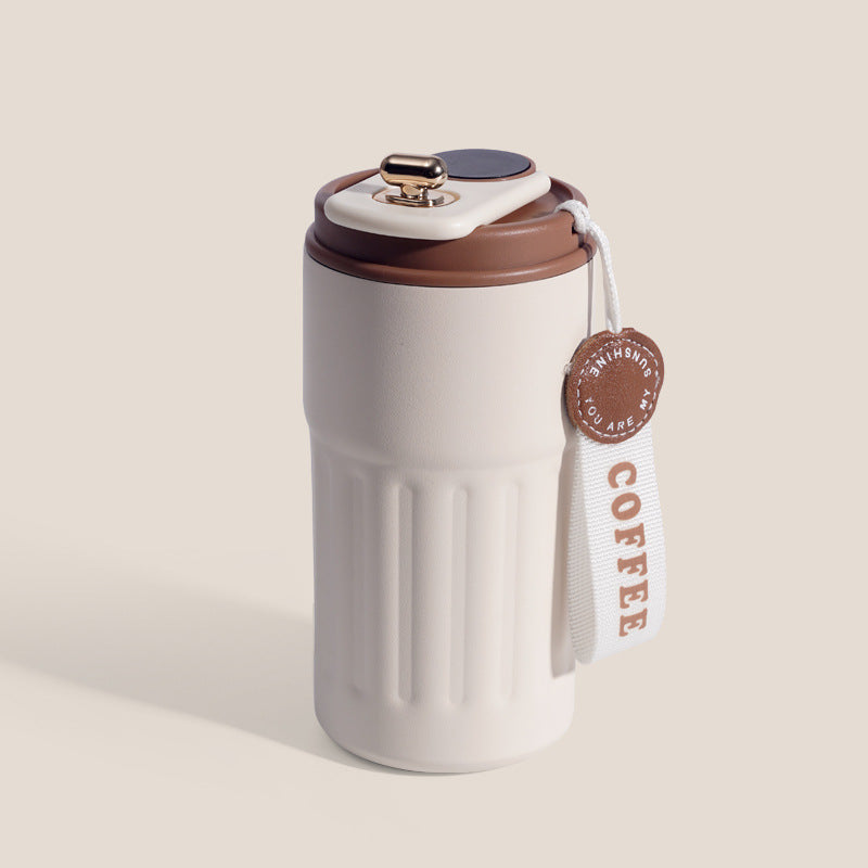 Digital Display Coffee Cup 316 Stainless Steel Intelligent Temperature Measurement Thermos Cup
