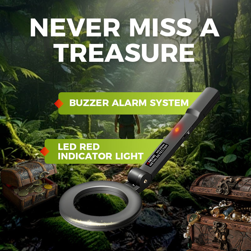 😍Path to wealth😍 High Sensitive Detection LED Flashing Alarm Metal Detector