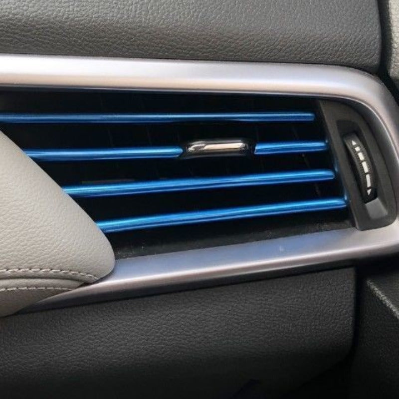 Car Air Vent Decoration Modification Supplies Self-adhesive Electroplated Clips