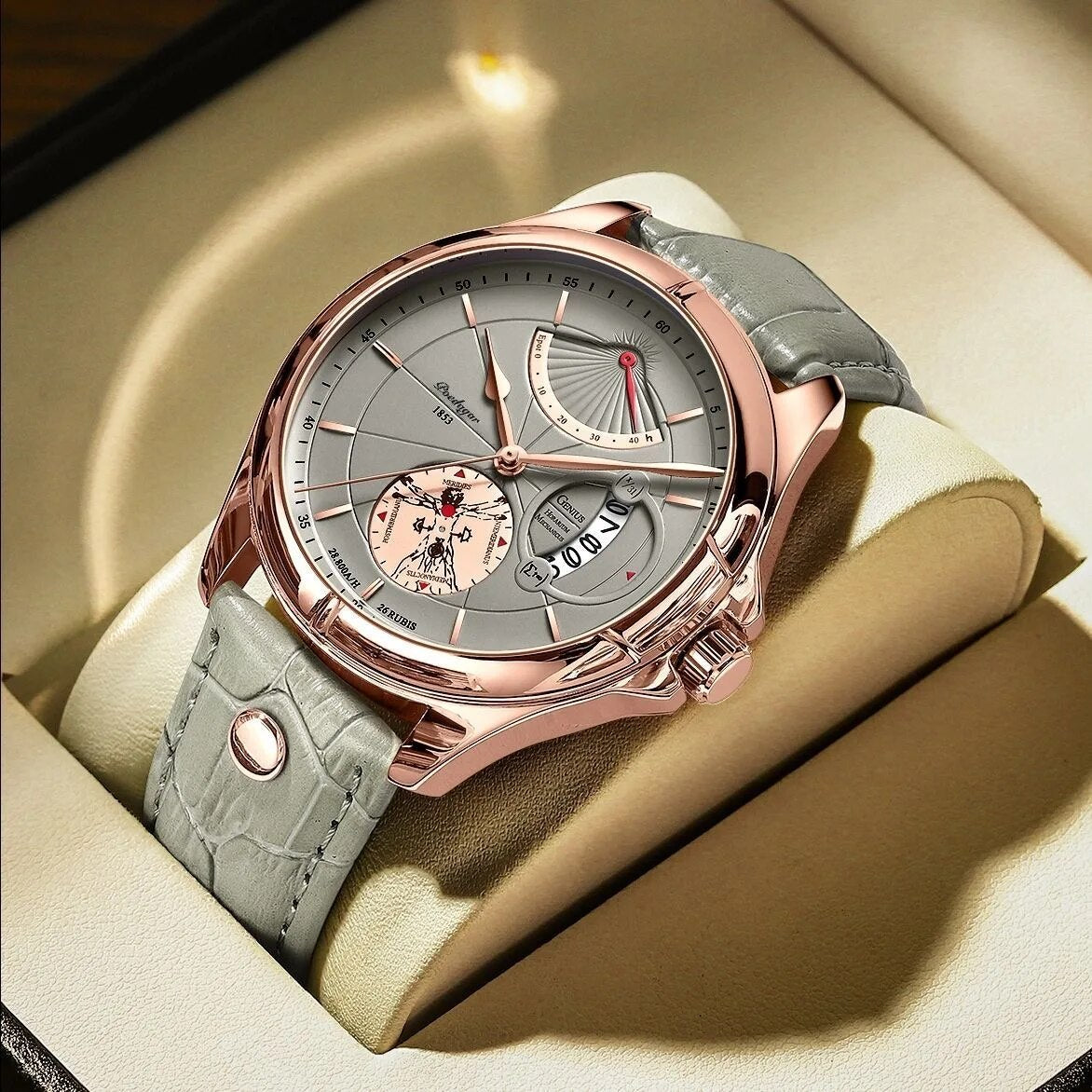 【Limited Time Offer】Men Watch Fashion Top Sport Men's Wristwatch Waterproof Luminous Leather Date Quartz Watches