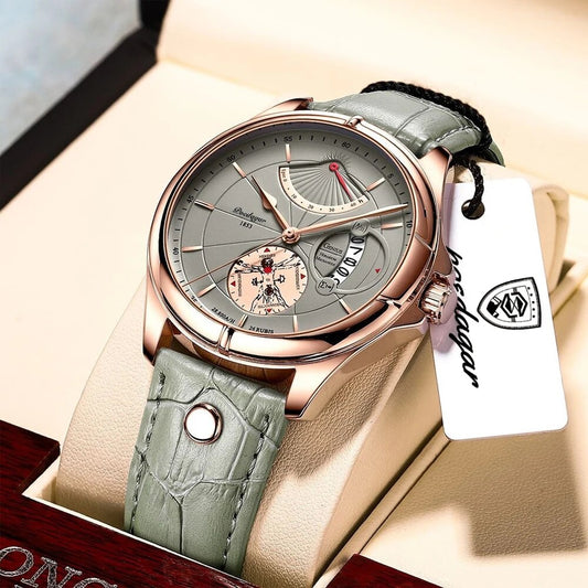 【Limited Time Offer】Men Watch Fashion Top Sport Men's Wristwatch Waterproof Luminous Leather Date Quartz Watches