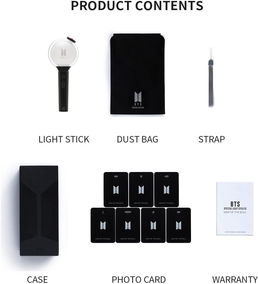 Sayzer BTS Lightstick Official Special Edition with 4 Photocards Kpop Merch Merchandise
