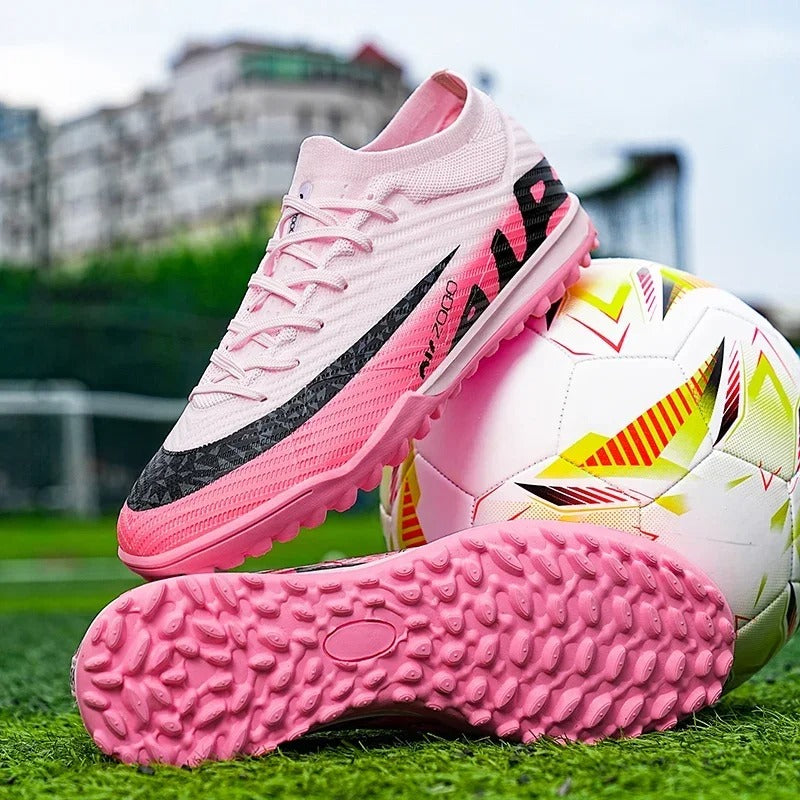 【Online Customer Service】New Men Match Sneakers Football Boots Cleats Mid-top Soccer Shoes High-quality Hot-selling Non-Slip FG/TF Futsal Indoor