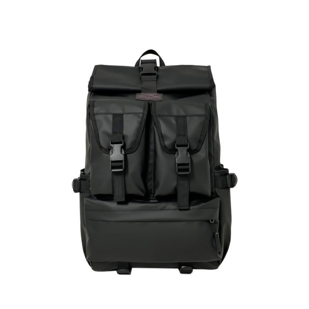 【Fashion Travel】Men's Youth Waterproof Workwear Large Capacity Leisure Travel Computer Bag Backpack