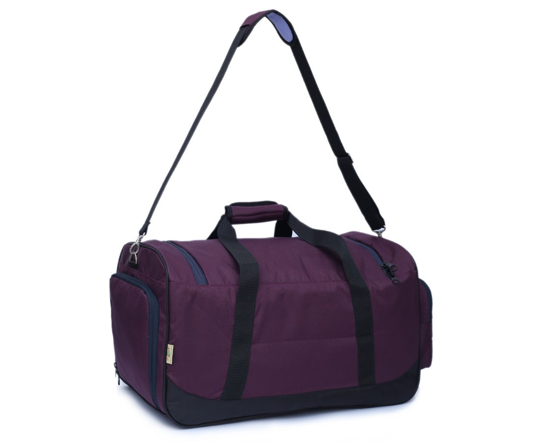 【Authenticity Guarantee】Bili Online Fortune 50L Waterproof Travel Duffel Bag for Men & Women – Large Weekender Luggage Bag with Shoe Compartment | Premium Duffle for 7-8 Day Trips | Gym, Camping & Touring 7-8 Day Trips | Men & Women Travel Duffle