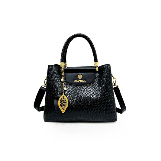 【Luxury Selection】 Gucci Same Style Leaf Chain Matte Leather Bag for Women