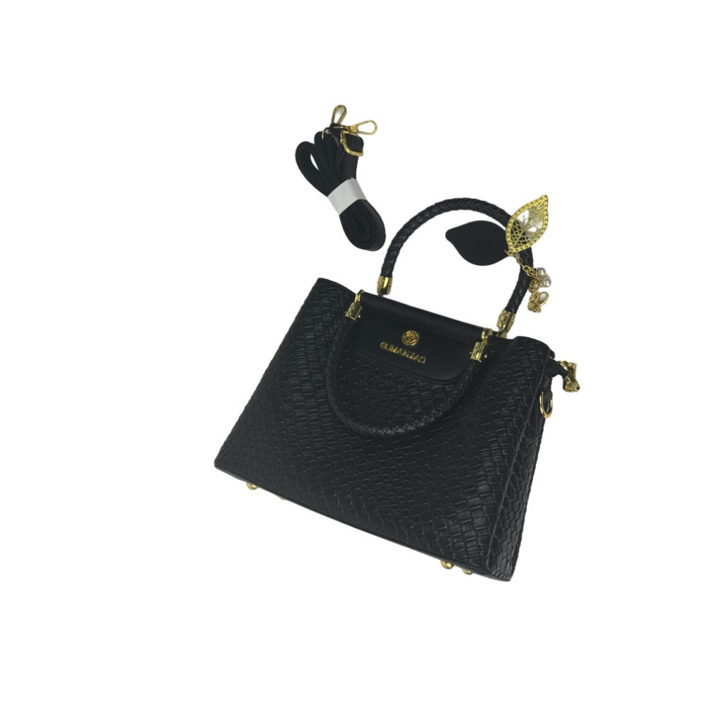 【Luxury Selection】 Gucci Same Style Leaf Chain Matte Leather Bag for Women