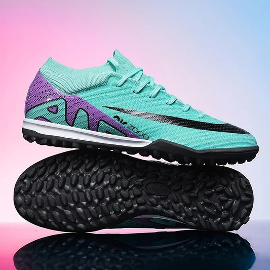 【Online Customer Service】New Men Match Sneakers Football Boots Cleats Mid-top Soccer Shoes High-quality Hot-selling Non-Slip FG/TF Futsal Indoor