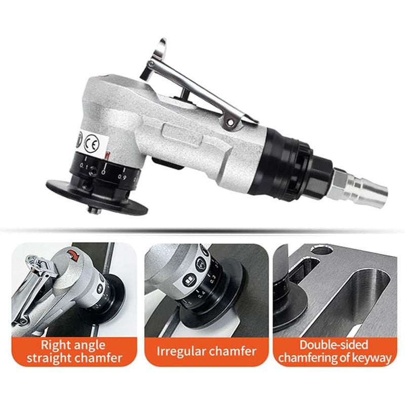 Mini Pneumatic Chamfering Machine, 45-degree Handheld
