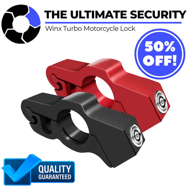 Winx Turbo Motorcycle Lock