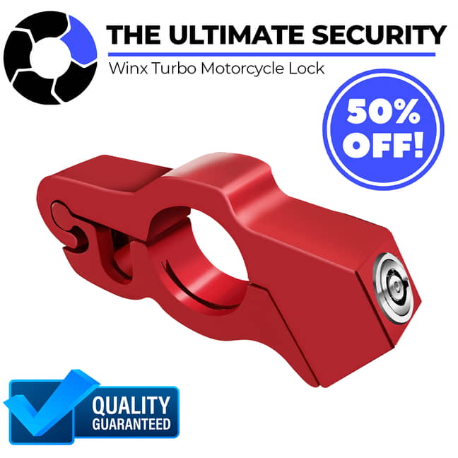 Winx Turbo Motorcycle Lock