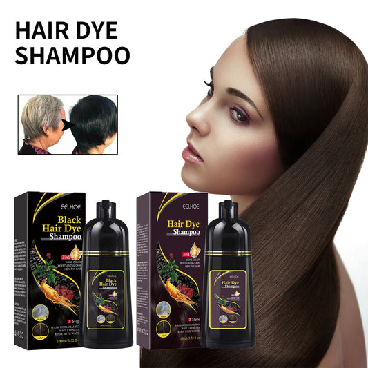EELHOE Hair Shampoo with He Shou Wu Extract for Black and Smooth Hair