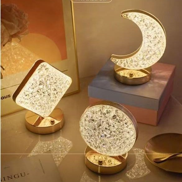 Creative Seashell Night Light: Touch-Controlled 3-Color Lighting & Rechargeable Mood Light — Bedroom Birthday Gift