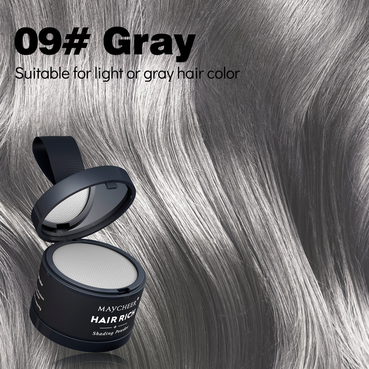 MAYCHEER Contouring & Highlighting Makeup - Forehead Contouring, Sweatproof, Water-resistant, Hairline Powder