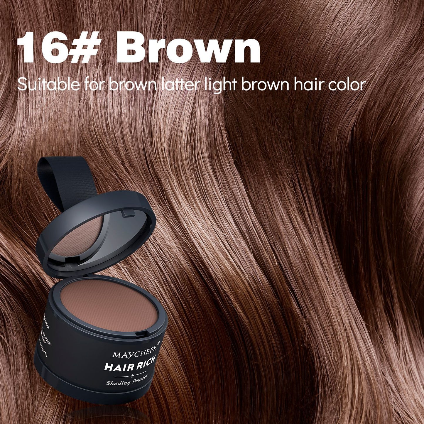 MAYCHEER Contouring & Highlighting Makeup - Forehead Contouring, Sweatproof, Water-resistant, Hairline Powder