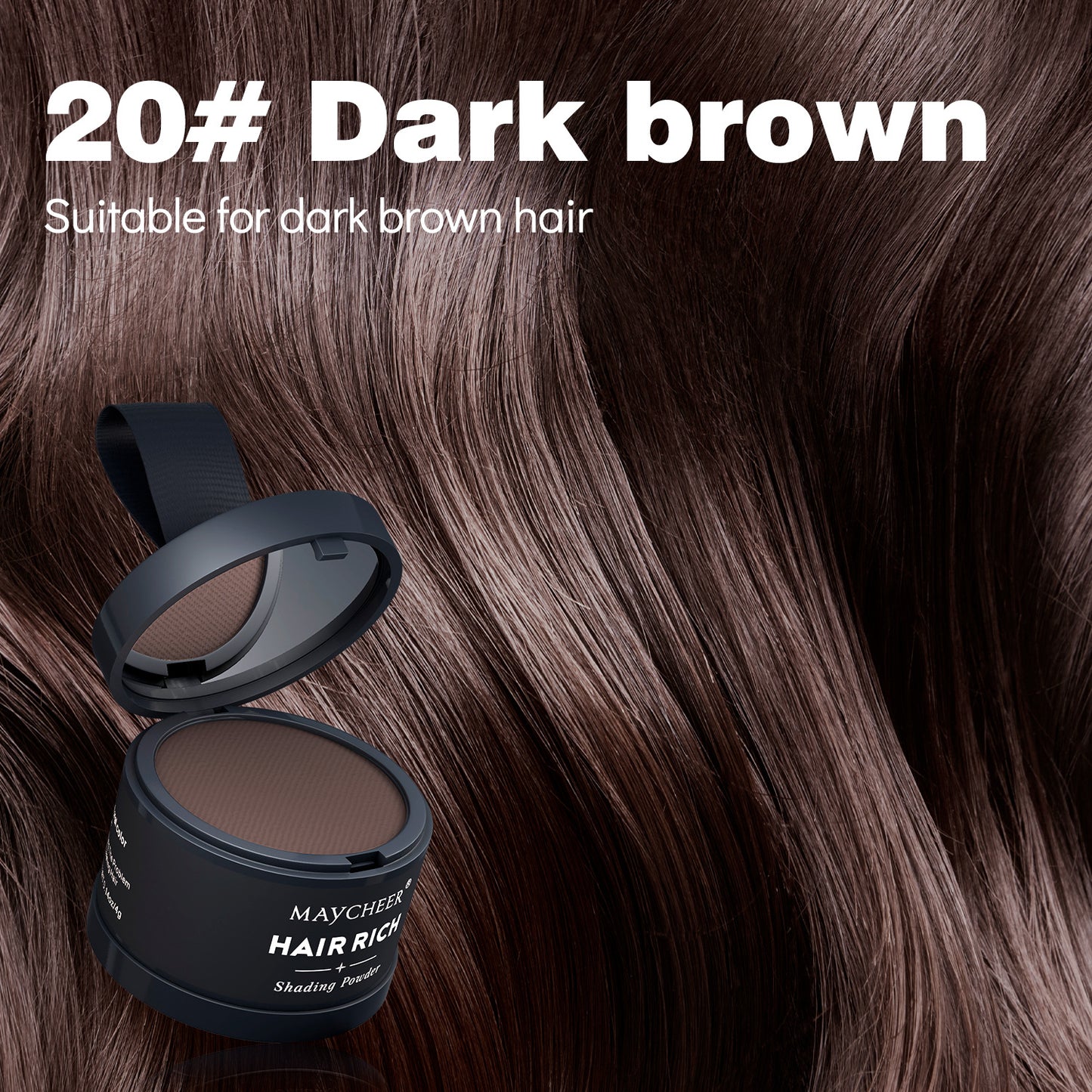 MAYCHEER Contouring & Highlighting Makeup - Forehead Contouring, Sweatproof, Water-resistant, Hairline Powder