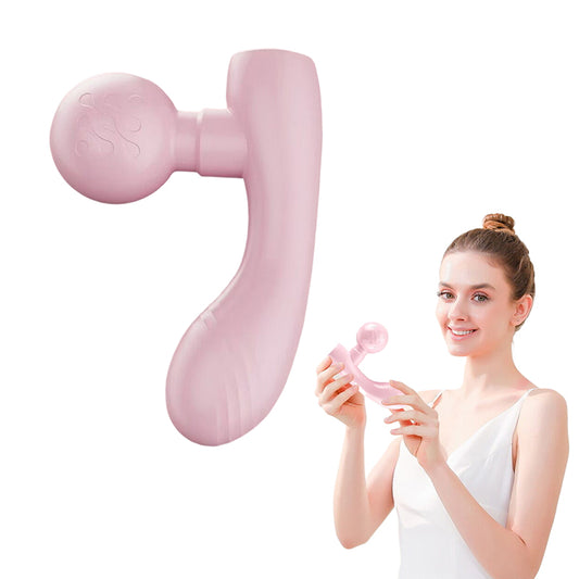 New Mini Fascia Tool Vibrating Fast Rechargeable Dual Head Both Portable Muscle Relaxation Full Body Universal Massage Artifact