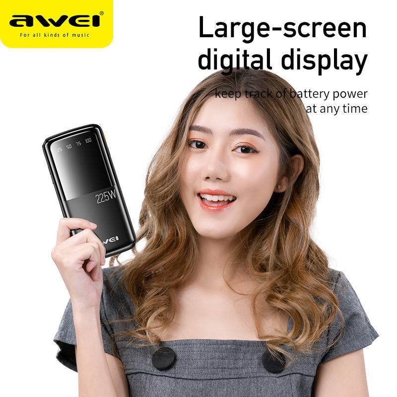 Awei P13K 20000mAh 22.5W Fast Charge Power Bank by Next Gadget