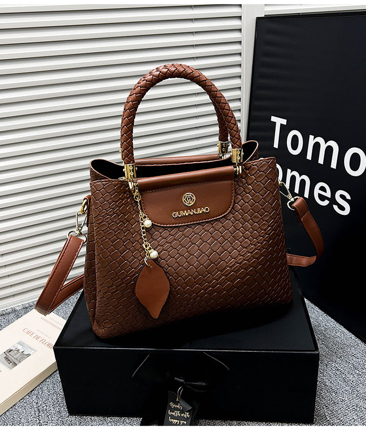 【Luxury Selection】 Gucci Same Style Leaf Chain Matte Leather Bag for Women
