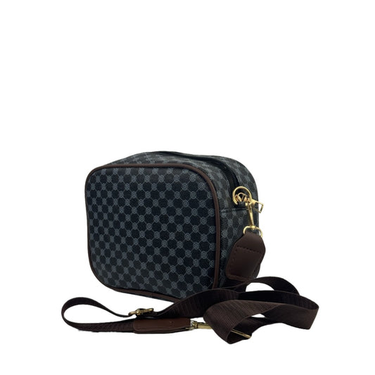 【Online Customer Service】 Brand Design Guccy Same Style Women's Simple Wide One-Shoulder Strap Crossbody Small Square Bag