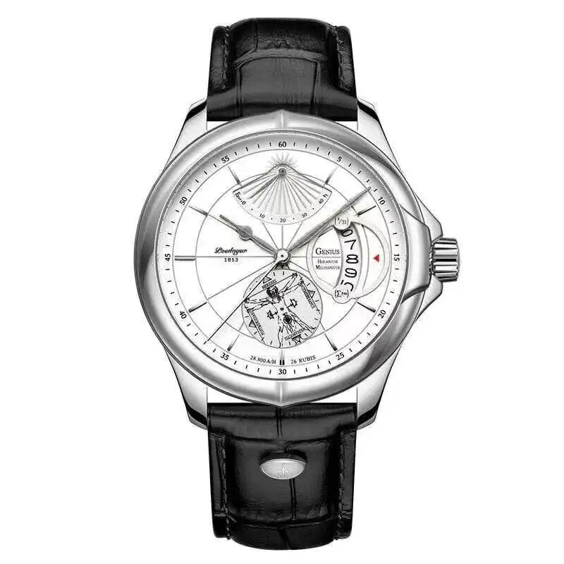 【Limited Time Offer】Men Watch Fashion Top Sport Men's Wristwatch Waterproof Luminous Leather Date Quartz Watches
