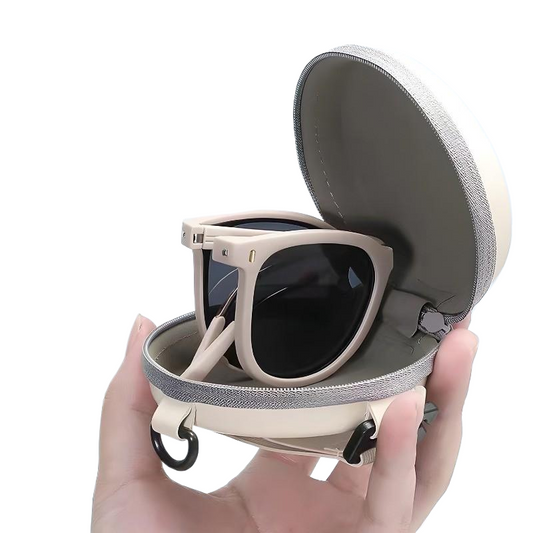 【Free Glasses Bag】Korean Version High-end UV Protection Foldable and Portable Storage Sunglasses for Men or Women