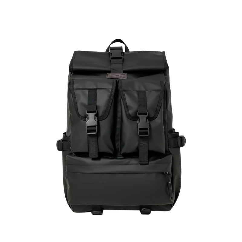 【Fashion Travel】Men's Youth Waterproof Workwear Large Capacity Leisure Travel Computer Bag Backpack