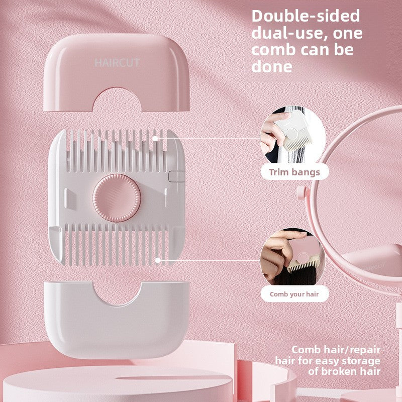 A Multi-functional Comb for Hair Trimming and Shaving, A Portable Two-in-one Household Hair Shaving Comb
