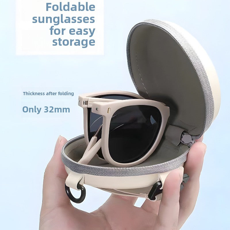 【Free Glasses Bag】Korean Version High-end UV Protection Foldable and Portable Storage Sunglasses for Men or Women