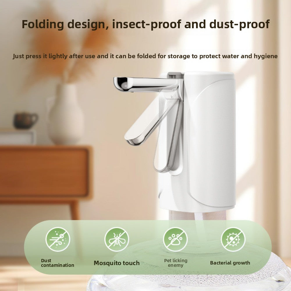 【Portable Home】Folding Automatic Bottled Water Pump Three-speed Quantitative Automatic Water Pumping