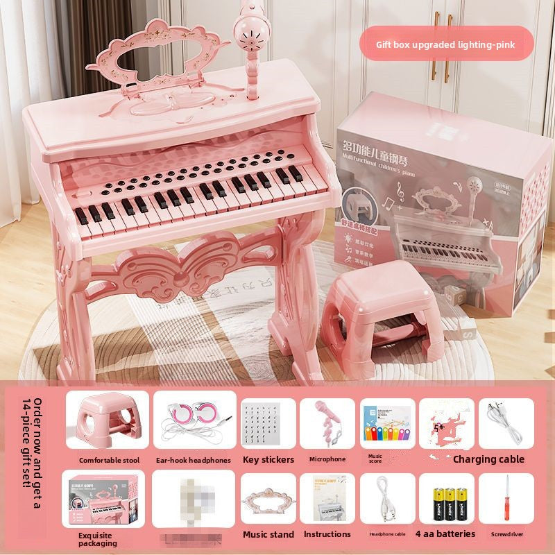 Children's Beginner Multi-functional High-end Piano Toy Birthday Gift